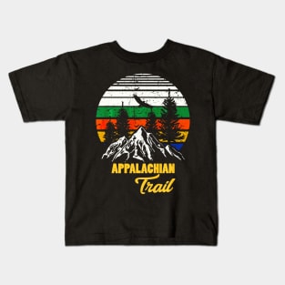 Appalachian Trail Shirt Vintage Hiking Mountain Gift hiker Kids T-Shirt